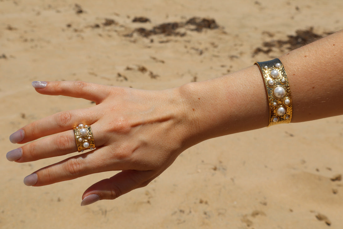 Pearl Cuff & Ring