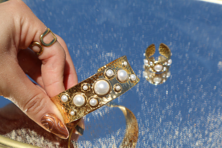 Pearl Cuff & Ring