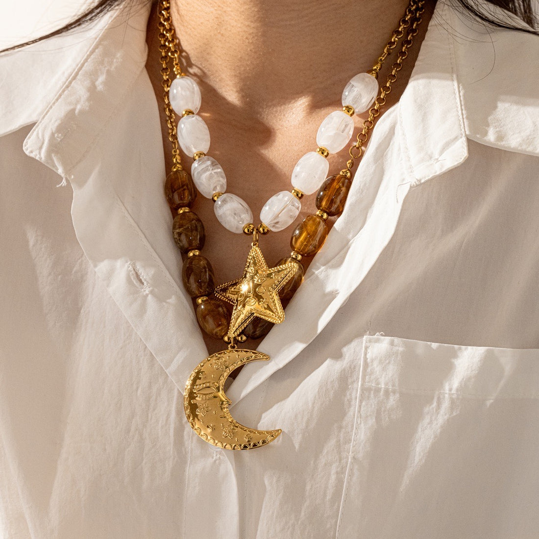 Moon necklace
