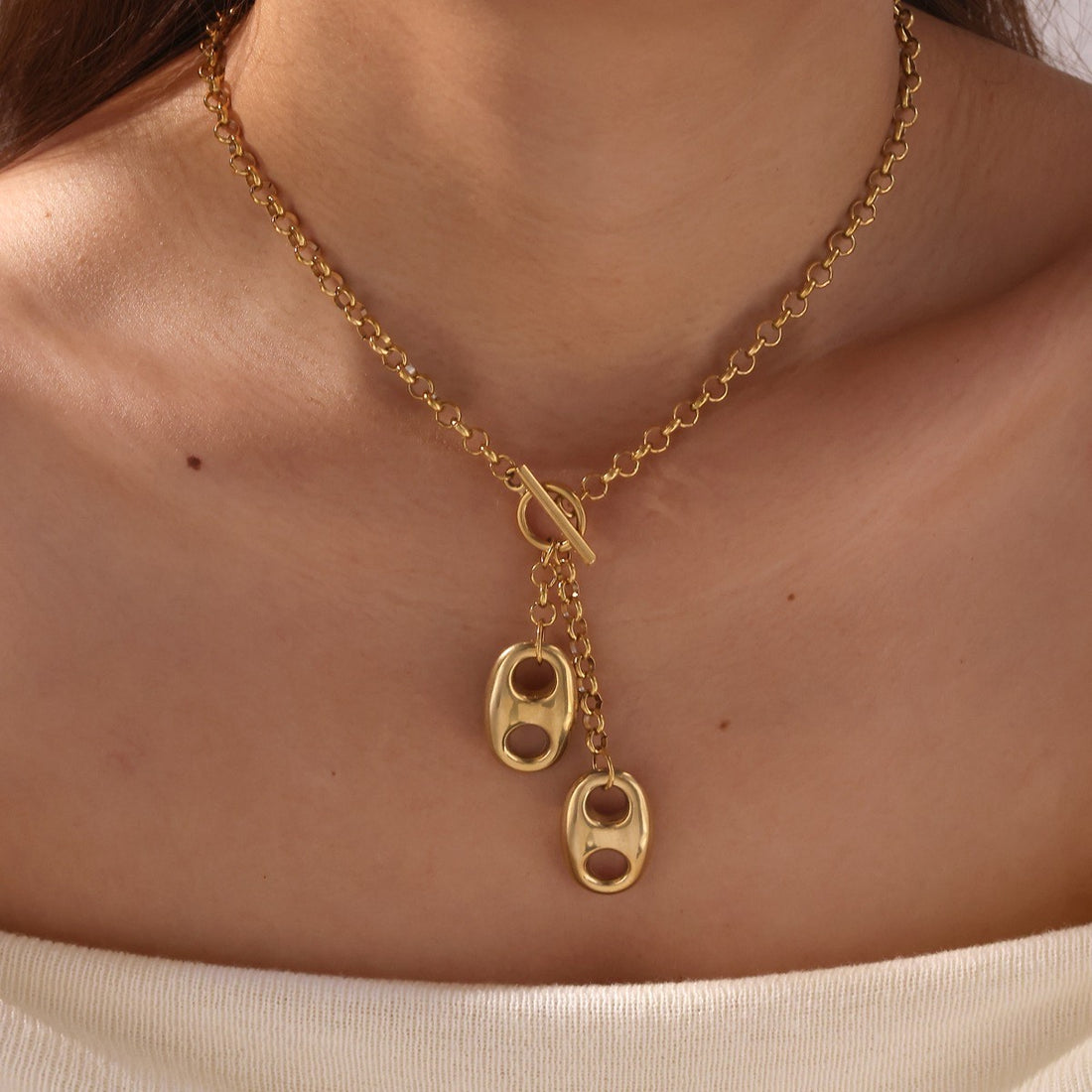 Golden necklace